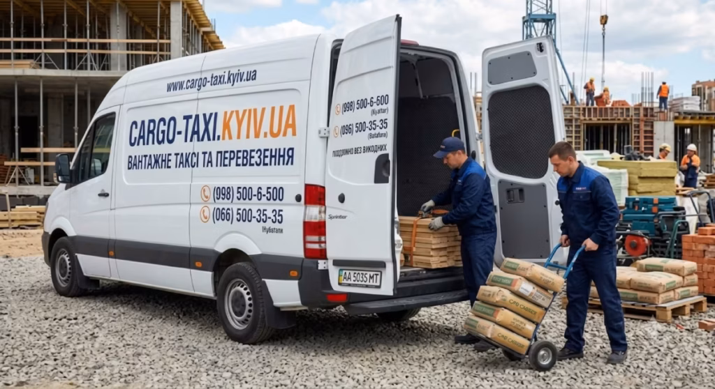 Вантажне таксі Renault Master для переїздів та доставки в Києві